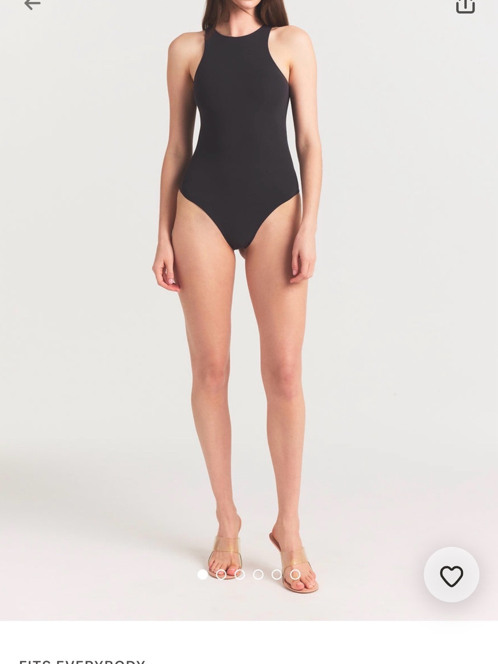 FITS EVERYBODY
HIGH NECK BODYSUIT
Onyx